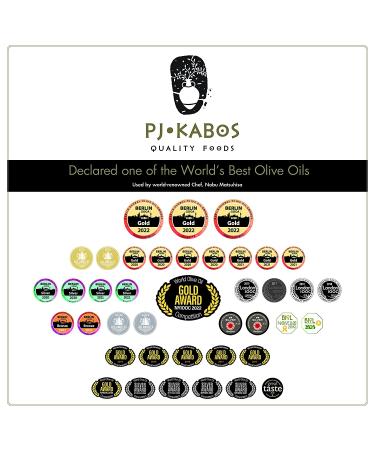 2022 Gold Medal Winner PJ KABOS Family Reserve Medium Intensity Greek EVOO 16.9 fl oz Tin - Buy Online on SooperMarket.com