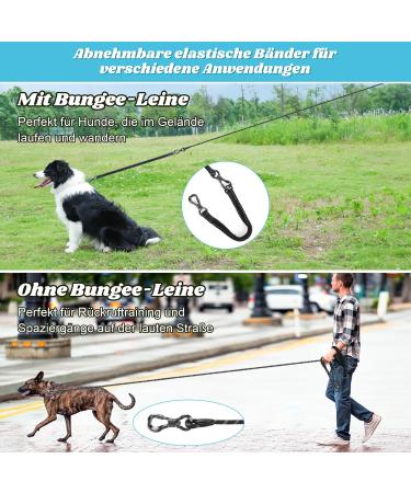 Buy Aystkniet Bungee Dog Leash - 3m to 30m Shock-Absorbing Leash for Medium & Large Dogs Padded Handle & Reflective Threads International Shipping Available - Buy Online on SooperMarket.com