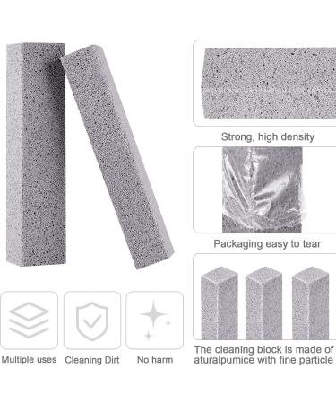 12-Piece Pumice Stone Cleaning Block Set for Toilets Showers & Sinks - Powerful Eco-Friendly Bathroom Cleaner - Buy Online on SooperMarket.com