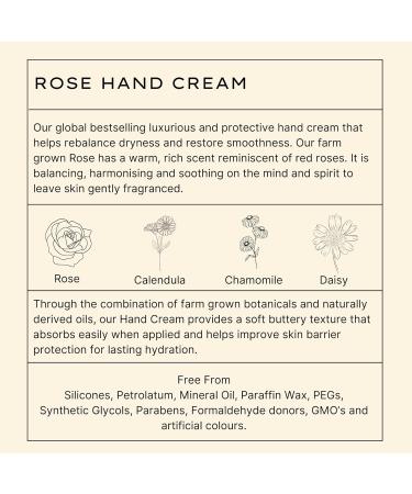 Jurlique Rose Hand Cream - Natural Hand Cream for All Skin Types | 40 ml - Moisturizing & Nourishing - Buy Online on SooperMarket.com