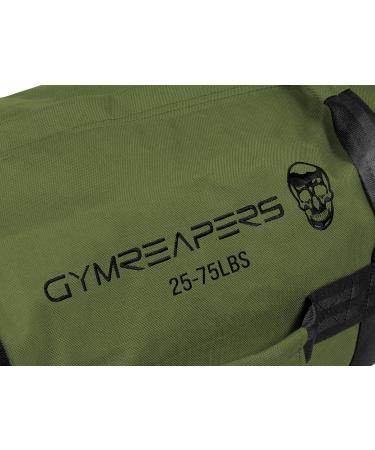 Gymreapers Strength Training Sandbags - Heavy Duty Workout Equipment for Home & Cross Training | Military Conditioning Exercises - OD Green (50-125 lbs) - Buy Online on SooperMarket.com