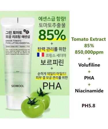 Sidmool Green Tomato Pore Lifting Essence - Tightening & Moisturizing for Pore Management | International Shipping Available - Buy Online on SooperMarket.com