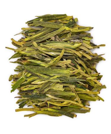 Oriarm 2023 Xihu Longjing Green Tea Loose Leaf - Chinese Long Jing Dragon Well Tea Leaves - Spring Dragonwell Tea Ecologically Grown - 250g Ziplock Resealable Bag Longjing Tea 250 g (Pack of 1)