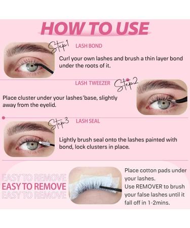 TOOCHUNAG Cluster Lashes 30D+40D - 320pcs Russian Wispy Eyelash Clusters | DIY Eyelash Extensions - Buy Online on SooperMarket.com