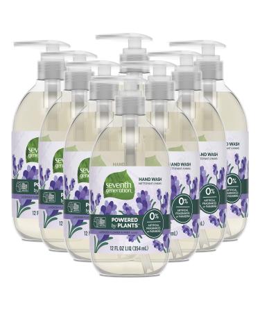 Seventh Generation Hand Soap, Lavender Flower & Mint, 12 oz, 8 Pack (Packaging May Vary)