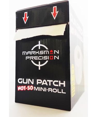 Marksman Precision Gun Patch Mini-Roll - 200 Absorbent Cotton Patches for Rifle, Handgun, Shotgun, and More - Buy Online on SooperMarket.com