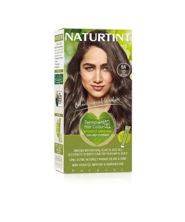 Naturtint Permanent Hair Color 6A Dark Ash Blonde - Ammonia-Free, Vegan, Cruelty-Free | Up to 100% Gray Coverage | Long-Lasting Results - Buy Online on SooperMarket.com