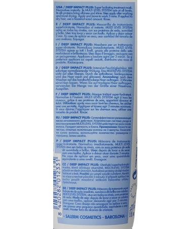 Salerm Keratin Shot Mask Deep Impact Plus 200ml - Intensive Hair Repair - Buy Online on SooperMarket.com