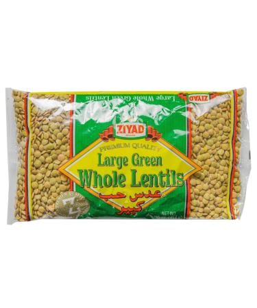 Ziyad Gourmet Large Whole Lentils, Superfood, Ancient Grains, No Additives, No Preservatives, Great Source of Protein, 16 oz Large Whole Lentils 1 Pound (Pack of 1)