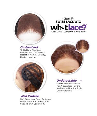 Sensationnel What Lace Glenna 13x6 Lace Front Wig - Natural Preplucked Hairline - Cloud 9 Synthetic Hair - Buy Online on SooperMarket.com