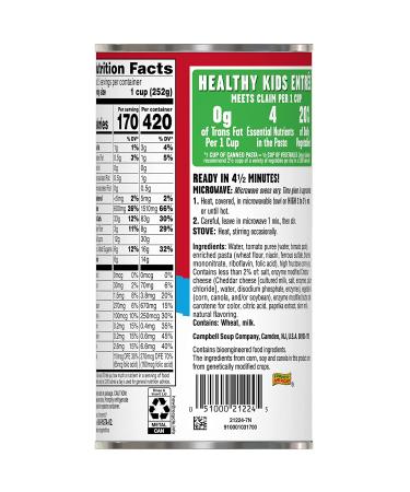 SpaghettiOs Original Canned Pasta 22.4 OZ Can (Pack of 12) - Healthy Snack for Kids and Adults - Buy Online on SooperMarket.com