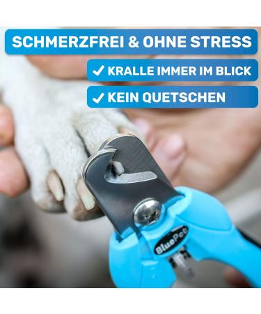 Buy Bluepet Krallensch n Adjustable Claw Scissors for Large Dogs & Cats - Extra Strong Nail Cutter with File (Size M-L) - Ideal for Tough Claws - Buy Online on SooperMarket.com