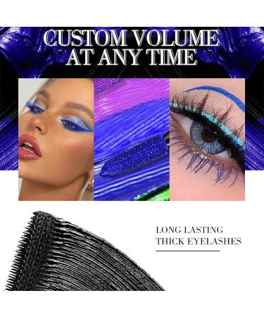MIESCHER Brown Waterproof Mascara - Long Lasting 5D Silk Fiber Lash Mascara for Volumizing, Lengthening, and Defining Eye Lashes - Buy Online on SooperMarket.com