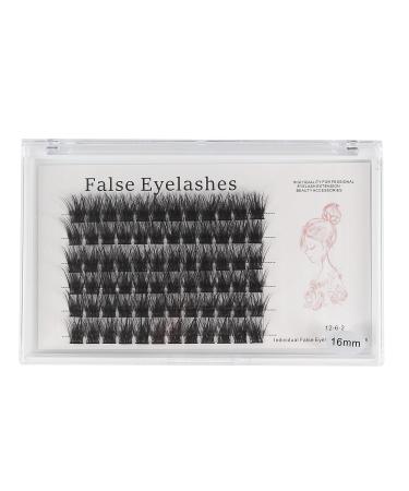 Bodermincer 72pcs 3D Effect Glue Bonded Mink Super Cluster Eyelashes D Curl - 18mm | Home Eyelash Extension Makeup - Buy Online on SooperMarket.com