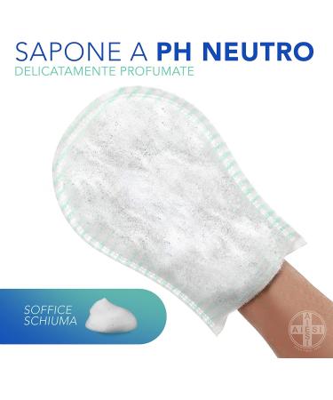 Aiesi Disposable Soap Wash Gloves - Pack of 20 | High-Quality Waterproof Soft Sponge | Fragrant & Rinseless Cleaning - Buy Online on SooperMarket.com