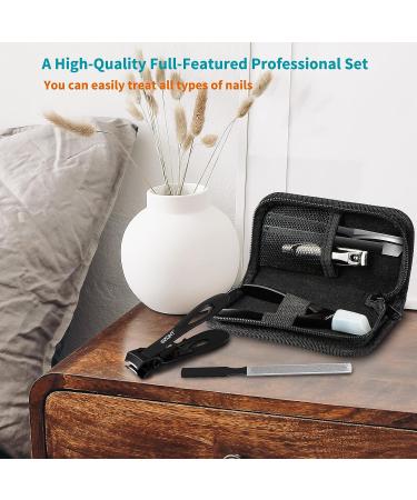 SZQHT Professional Toe Nail Clippers - Cuticle for Ingrown Fingernails - Manicure & Pedicure Kit for Elder - Thick Nails Care - Buy Online on SooperMarket.com