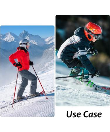 Hysenm Kids Ski Socks - 2 Pairs Warm Long Thick Snow Socks for Boys & Girls - Cotton Christmas Gift - Pattern 3 - X-Small - Buy Online on SooperMarket.com