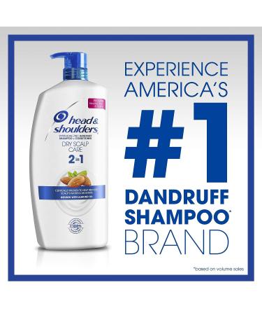 Head and Shoulders Dry Scalp Care with Almond Oil 2-in-1 Anti-Dandruff Shampoo + Conditioner 32.1 fl oz - Paraben Free - Buy Online on SooperMarket.com
