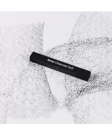 ANNECOSK 6 Pack Compressed Charcoal Sticks for Drawing - Soft, Medium, and Hard Grade Sketching Tools - Buy Online on SooperMarket.com