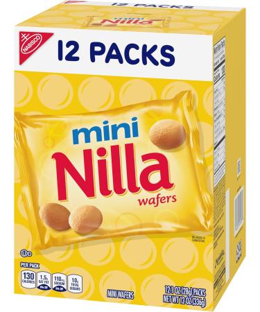 Nabisco Mini Nilla Wafer Individual Wrapped 336g-28g/12ct - Buy Online on SooperMarket.com