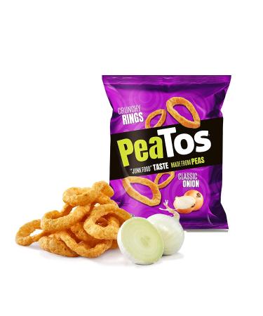 PeaTos Party Mix Crunchy Curls & Rings - Gluten-Free Pea Protein Puffs Snack Packs (15 count  1 oz each) - 4g Protein  3g Fiber - Buy Online on SooperMarket.com