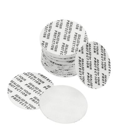 PATIKIL 29mm/1.14" Foam Lid Liner 100 Pack PS Foam Resistant Tamper Pressure Sensitive Seal for Bottle Cap Liners Seals
