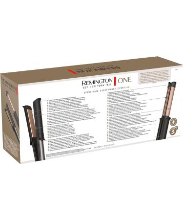 Remington One Smooth Iron & Curling Iron - 2-in-1 Multi-Styler S6077 for Smooth & Curly Hair Adjustable Heat 150-230 C Digital Display - Buy Online on SooperMarket.com