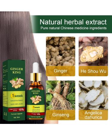 Ginger Oil Hair Growth Natural Hair Density Essential Oil Skin 100% Pure Essential Oil Aromatherapy Repair Skin Hair Growth Oil Strengthens Hair (Ginger 30 ml) B - Buy Online on SooperMarket.com