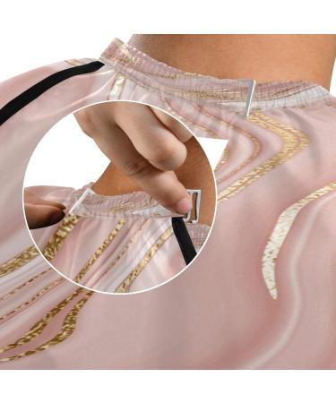 Rose Gold Glitter Splatter Barber Cape for Men and Women Adjustable Neckline Hair Cutting Kits Lightweight Waterproof Barber Apron Perfect for Salon & Home 55.1x64.9 inch - Buy Online on SooperMarket.com