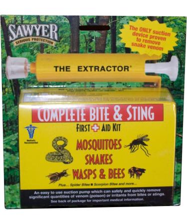Sawyer Venom Extractor & Suction Pump Kit for Snake Bite, Bee, Wasp, Mosquito Stings - Yellow, One Size - Buy Online on SooperMarket.com