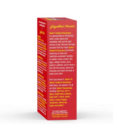 Spike Original All-Purpose Seasoning - All Natural, Low Sodium, No Sugar, No MSG, Zero Calories, Vegan - 7 oz Box - Buy Online on SooperMarket.com