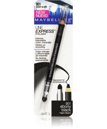 Maybelline New York Line Express Eyeliner  Ebony Black 901  0.035 Ounce Ebony Black 901 1 Count (Pack of 1)