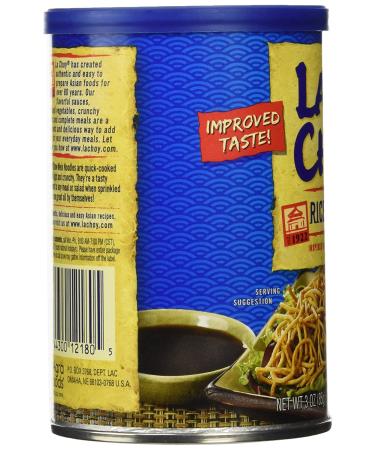 La Choy Rice Noodles 3oz Canister - Pack of 4 | Delicious Asian Cuisine Staple - Buy Online on SooperMarket.com