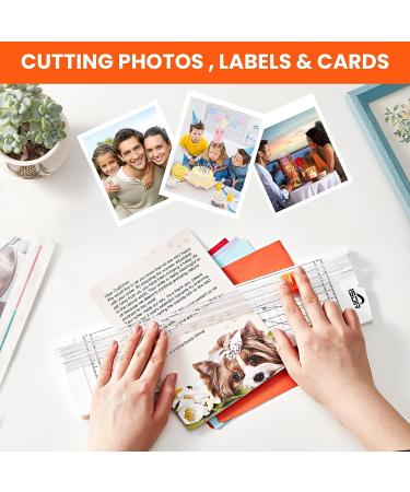 ISDIR A4 Paper Cutter 12 Inch Titanium Paper Trimmer Scrapbooking Tool with Automatic Security Safeguard for Craft Paper  Coupon  Label and Cardstock (White) - Buy Online on SooperMarket.com