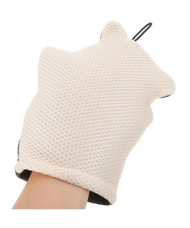 Buy Exfoliating Bath Gloves | 2-in-1 Cleaning & Scrubbing Mitts | Compact Viscose Shower Accessories for Soft Skin - Buy Online on SooperMarket.com