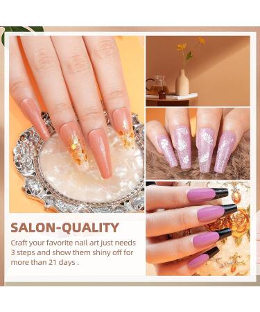 Morovan Dip Powder Nail Kit Starter - 8 Colors Brown Dipping Kit for Salon-Worthy Nails at Home - Buy Online on SooperMarket.com