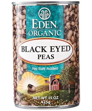 Eden Organic Canned Peas, Black Eyed, 15 oz