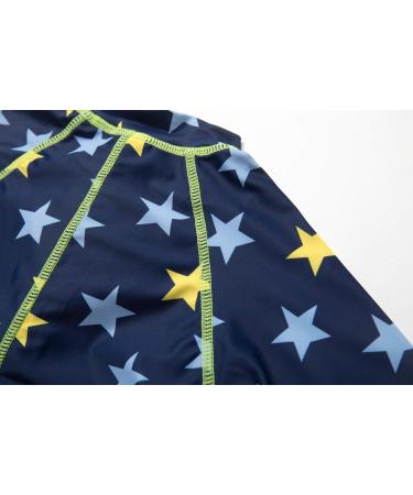 Baby Boys Sunsuit UPF 50+ with Zipper Swimwear & Sun Hat | Navy Star 3-6 Months - Buy Online on SooperMarket.com