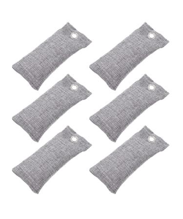 Fomiyes automobile car bamboo coal- air purification bag 6 pieces of natural carbon bags odorless moisture absorber shoe moderator car- for shoes at home bag