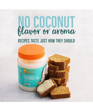 BetterBody Foods Organic Coconut Oil - Refined, Neutral Flavor, Non-GMO Cooking Oil 56 oz - Buy Online on SooperMarket.com