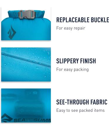 Sea to Summit Ultra-Sil Dry Sack 8L - Pacific Blue | Ultralight Waterproof Bag - Buy Online on SooperMarket.com