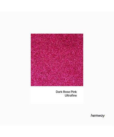 Buy Hemway Ultrafine Sparkle Glitter 100g - Dark Rose Pink Cosmetic Safe | International Shipping Available - Buy Online on SooperMarket.com