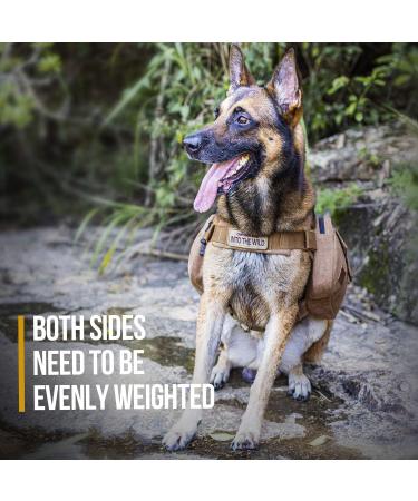 OneTigris Dog Backpack for M/L Size Dogs - Tear-Resistant Camping & Hiking Pack (Large Brown) - Ideal for Adventurous Pets - Buy Online on SooperMarket.com