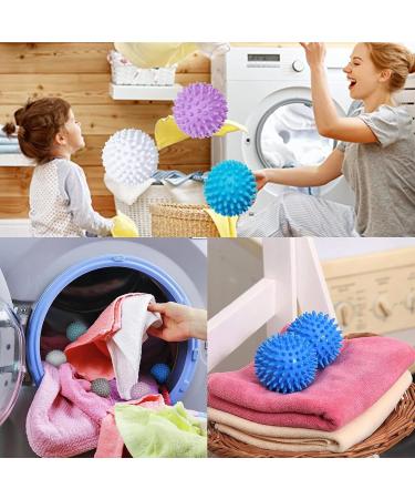3 PCS Tumble Dryer Balls Reusable Energy Saving & Non-Melt Dryer Balls Washing Ball Laundry Balls for Washing Machine for Speeding Drying and Reducing Creases(3 Colors) - Buy Online on SooperMarket.com