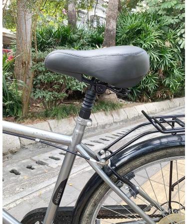 DJC Suspension Seatpost Shock Absorber for City Bike MTB 28.6mm*350mm - Straight Pillar, Headless Seat Post - Measure Diameter Before Purchase - Buy Online on SooperMarket.com