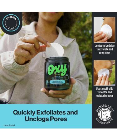 OXY Daily Defense Cleansing Pads - 90 Pads for Clear Skin | International Shipping Available - Buy Online on SooperMarket.com