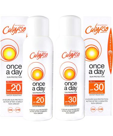 Calypso Once A Day Sun Protection SPF20 and SPF30 Multipack - Buy Online on SooperMarket.com