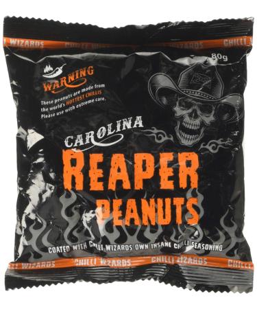 Carolina Reaper Peanuts - Hot as Hell Seasoned Peanuts 80g