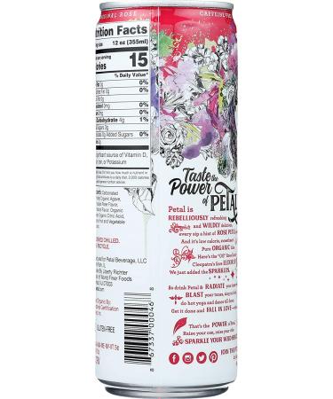 Petal Sparkling Water Original Rose 12oz Can - Pack of 12 | Refreshing Rose-Flavored Drink - Buy Online on SooperMarket.com