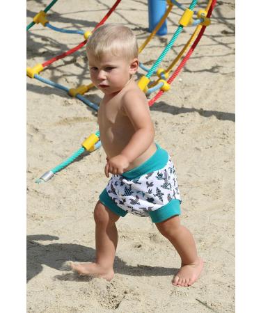 Petit Lulu Pull Up Cloth Nappy Wrap - Size S - Reusable Diaper Wrap - Blooming Garden Design - Buy Online on SooperMarket.com